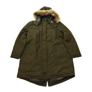 Vintage Mtl Faux Fur Trim Hooded Parka Coat Size XXXL